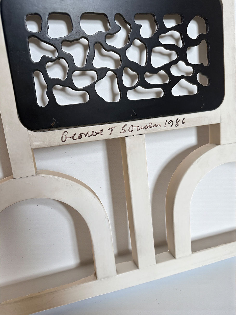 Miniature : Miroir mural — George Sowden — Memphis Milano / La Donna, 1986