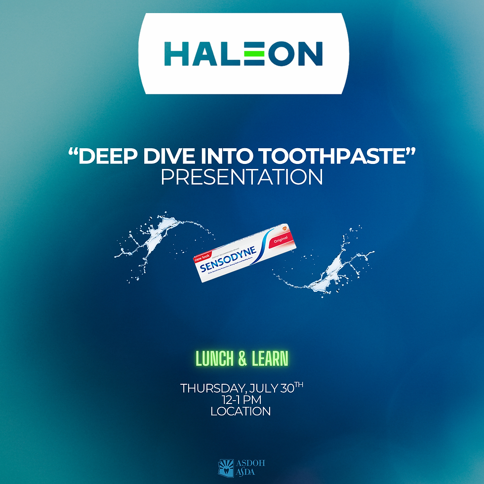 Haleon (Sensodyne) Lunch & Learn