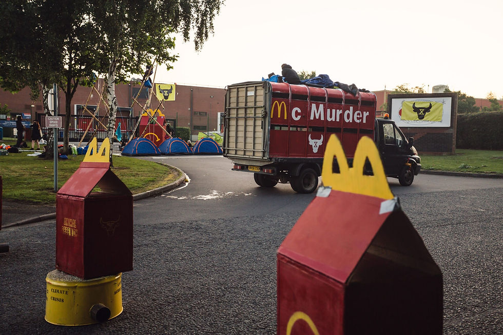 McDonald's Burger Factory Blockage by Animal Rebellion (2021)