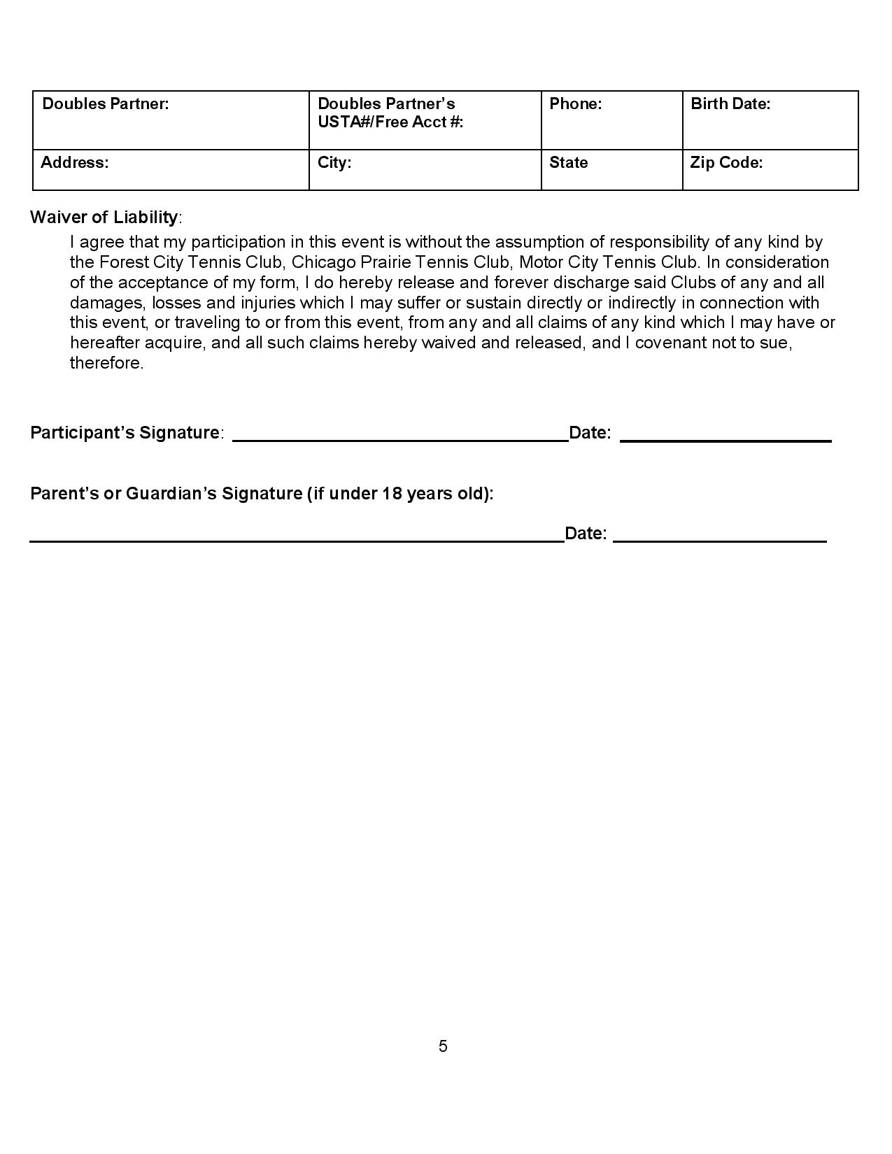 Tri-City Tournament Information