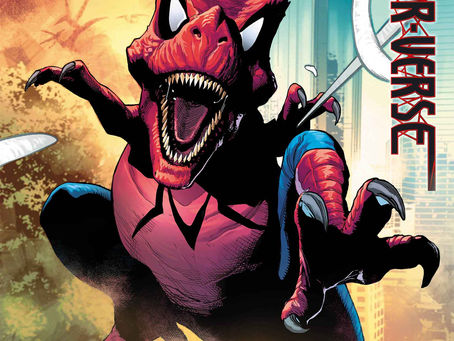 SPIDER-REX MAKES HIS ROARING DEBUT ON LEINIL FRANCIS YU'S NEW EDGE OF SPIDER-VERSE #1 VARIANT COVER!