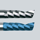 assemblage fraises carbure à détourer hélice à droite