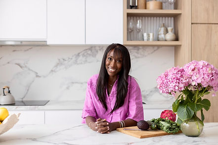 Lifestyle_Medicine_Dr_Natalie_Hutchins_pink_top_Kitchen