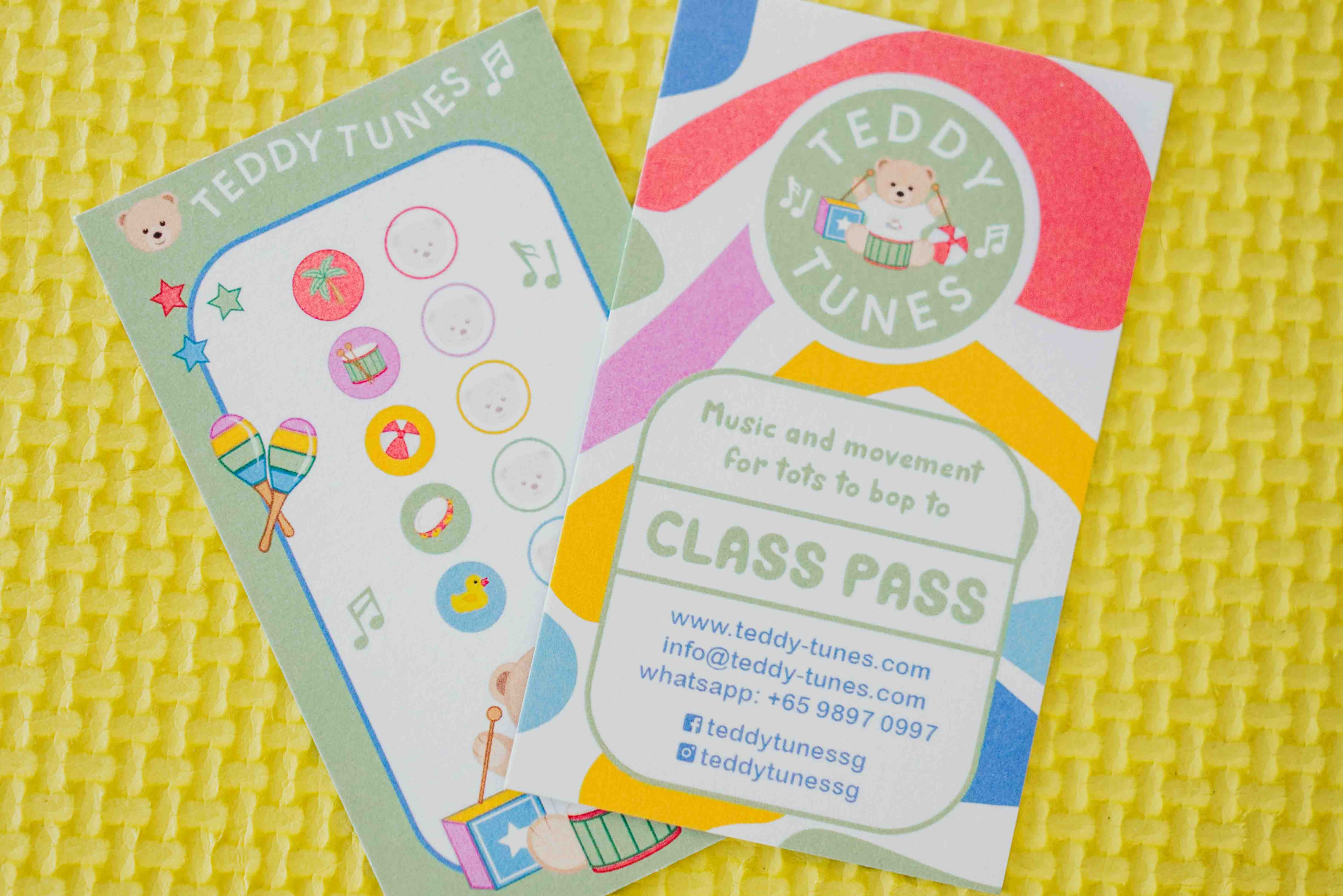 Teddy Tunes Five Class Pass Package
