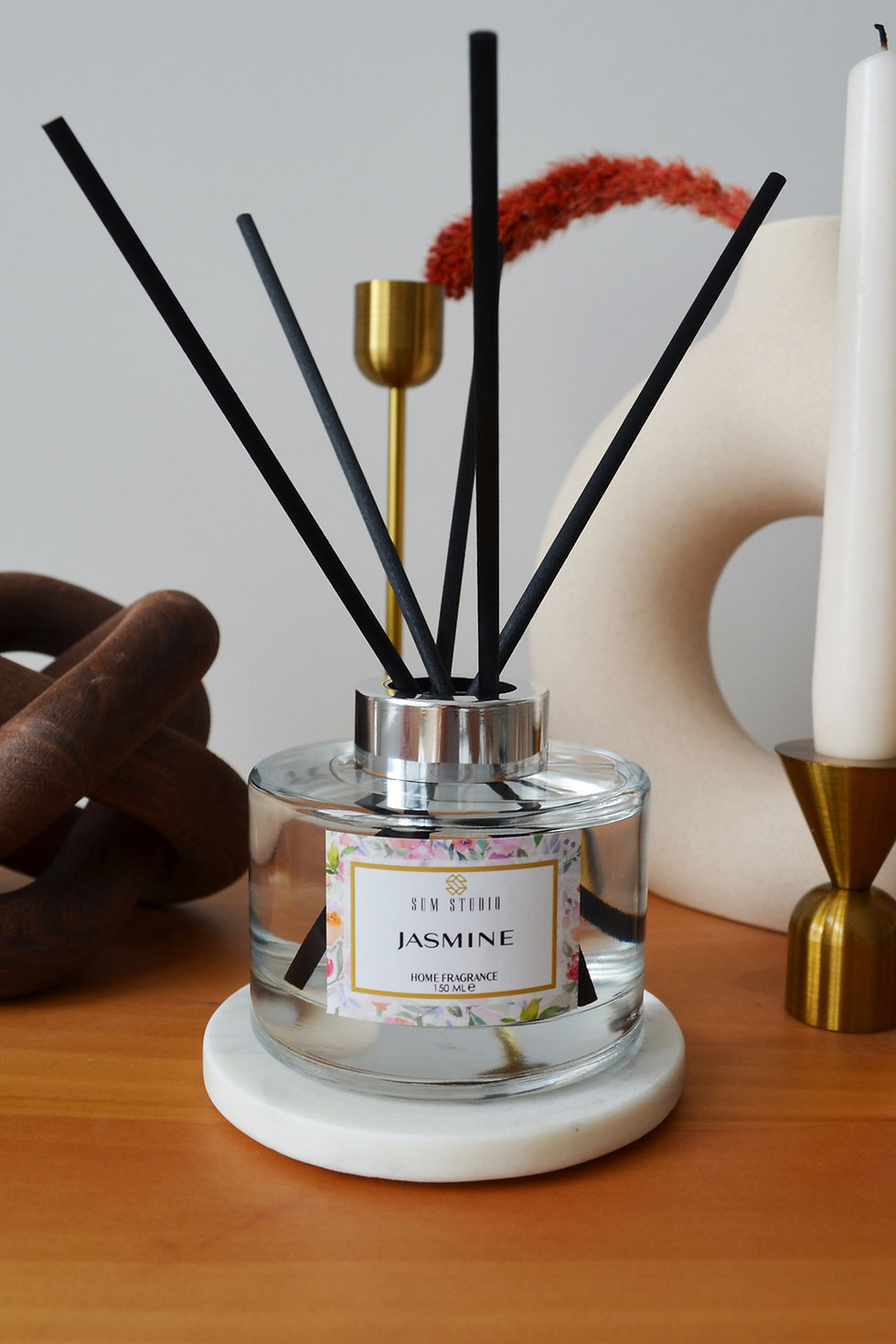 Küçük resim: White Jasmine - Beyaz Yasemin Çubuklu Oda Kokusu 150 ml