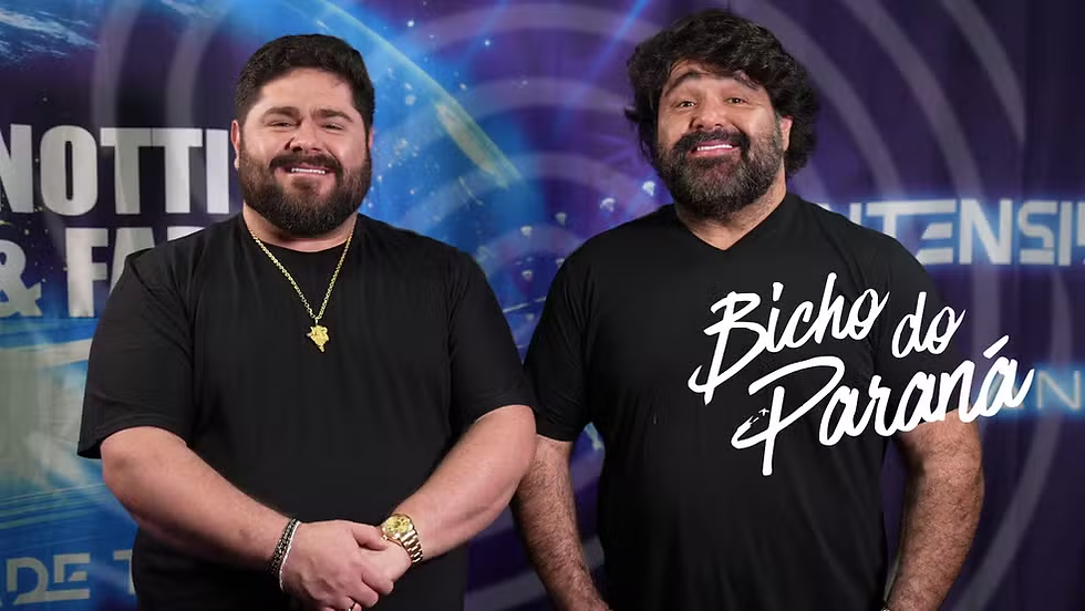 César Menotti & Fabiano são Bichos do Paraná: conheça a dupla paranaense — Foto: RPC