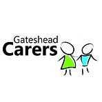 The words 'Gateshead Carers' next to two stick people