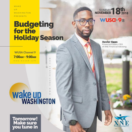 {Client News} Xavier Epps Shared Tips for Budgeting for the Holiday Season with WUSA9