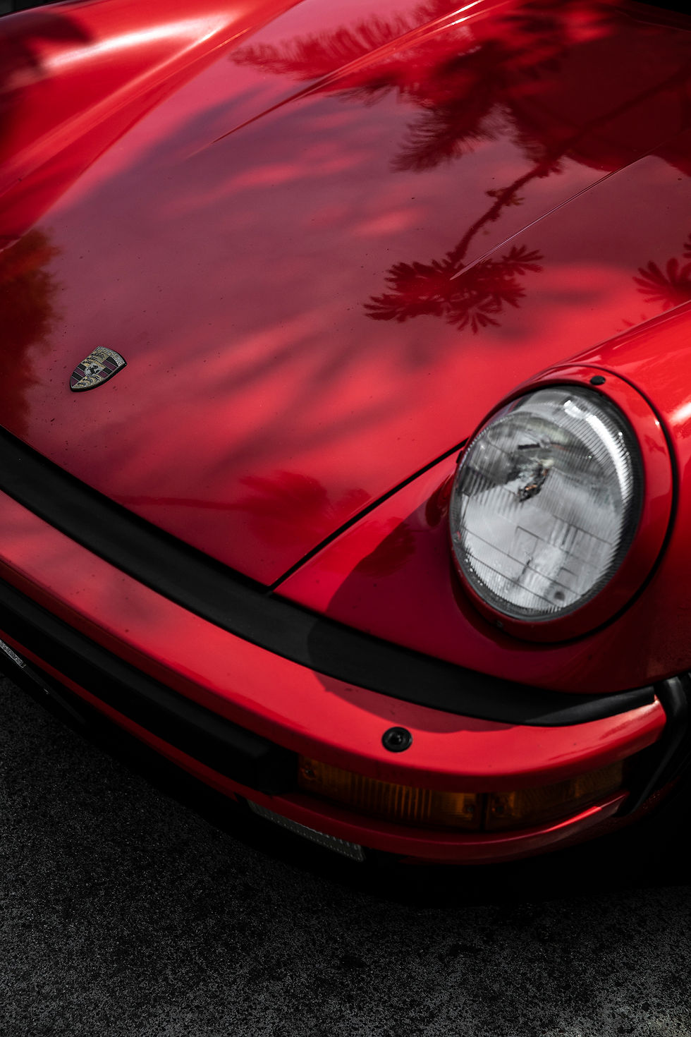 Red Porsche No1. Los Angeles, California. 2021.
