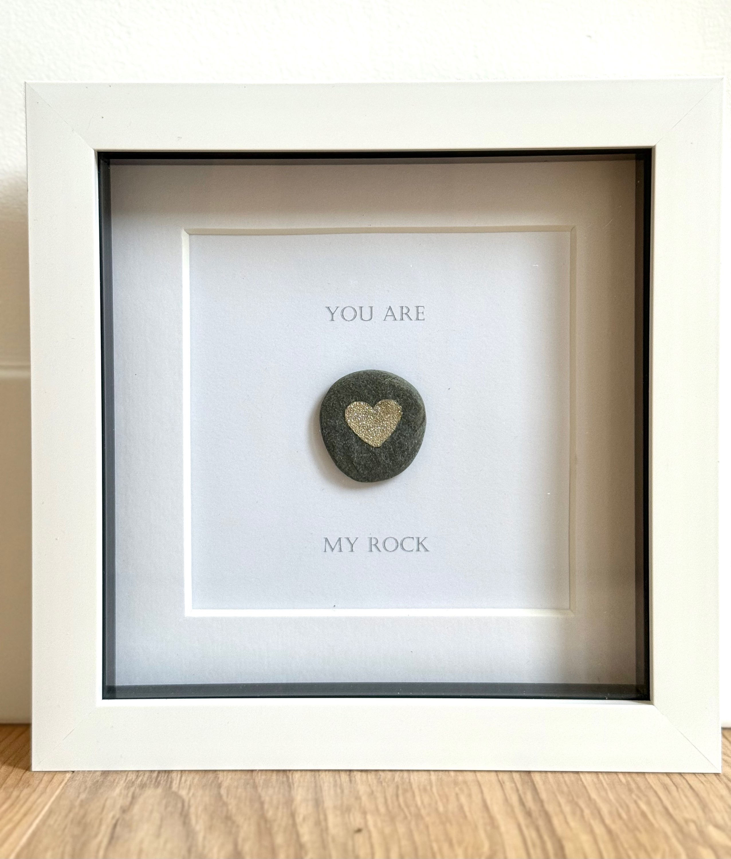 You Are My Rock- sparkle heart •