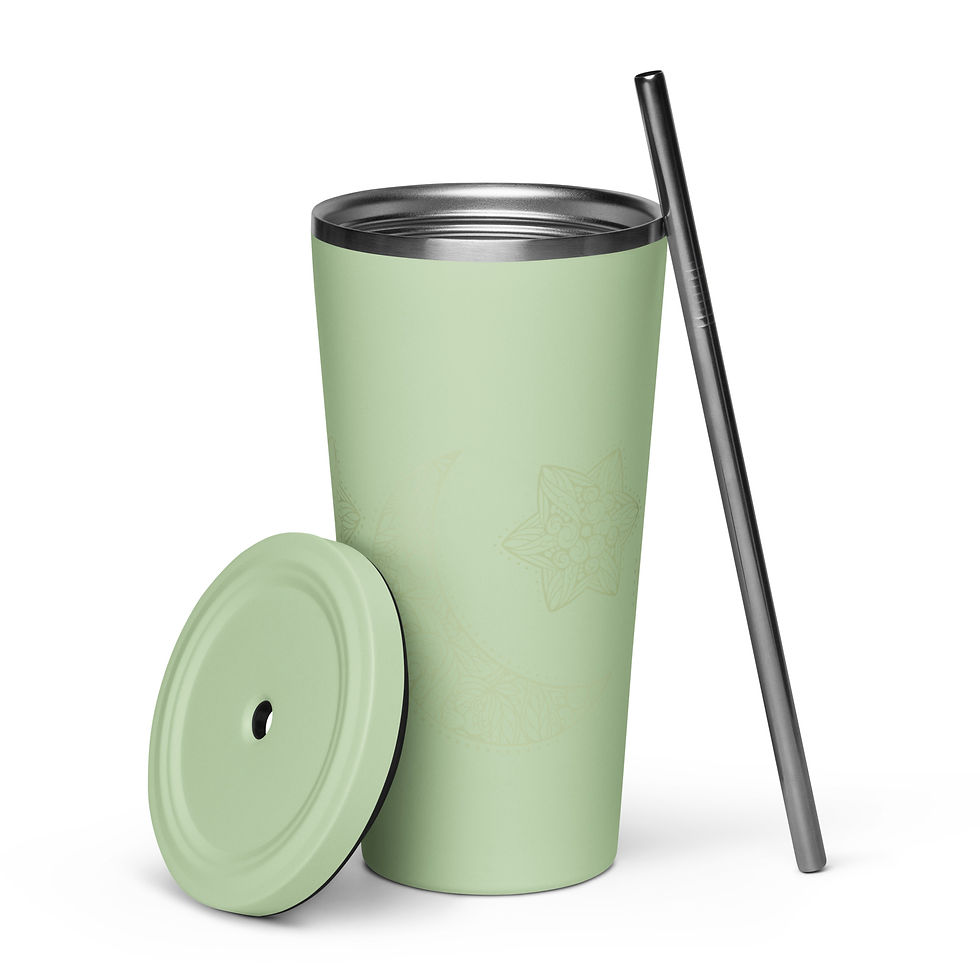 Thumbnail: Insulated tumbler with a straw