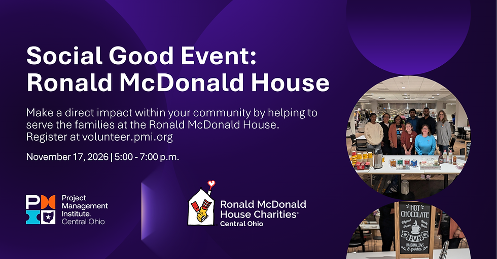 Social Good Event: Ronald McDonald House
