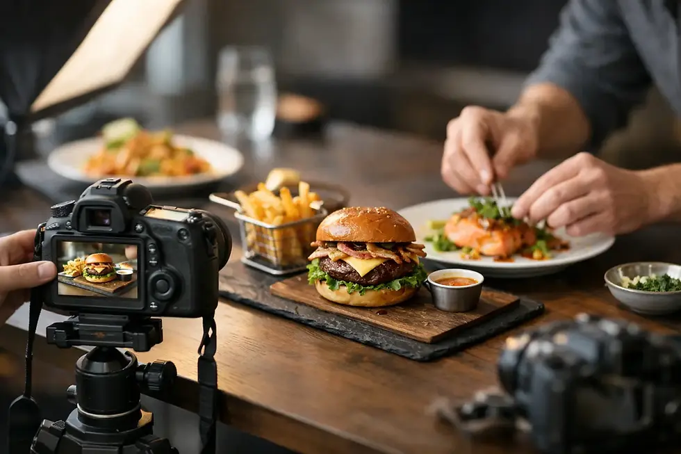 How to Photograph Restaurant Menu Items