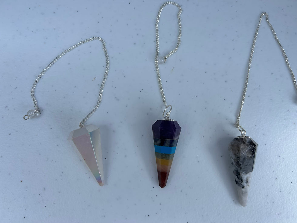 Crystal Gemstone Magic Dowsing Pendulum