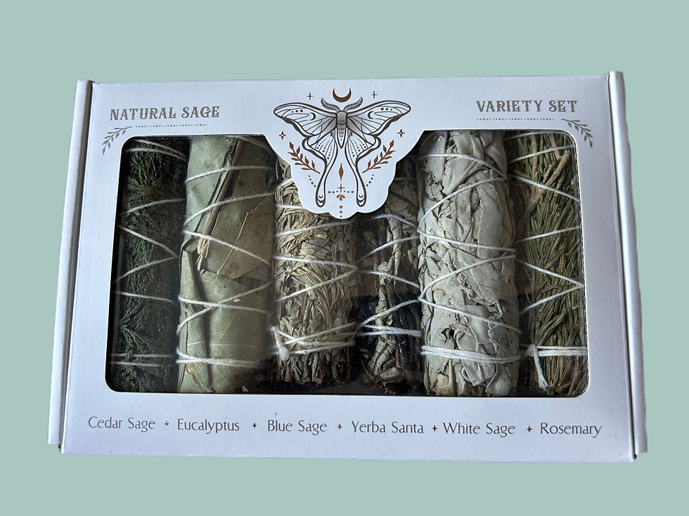 Full box of sage smudge sticks