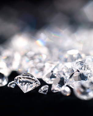 Scattered Shiny Diamonds