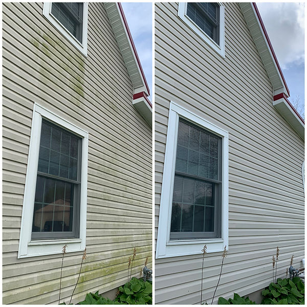 Pressure washing house in madison indiana