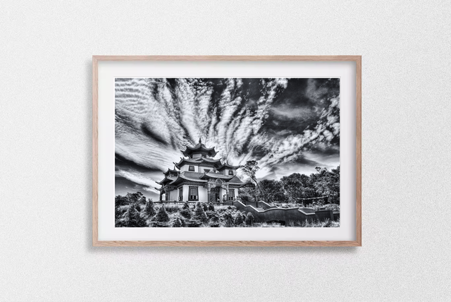 Miniatura: Quadro Foto templo budista