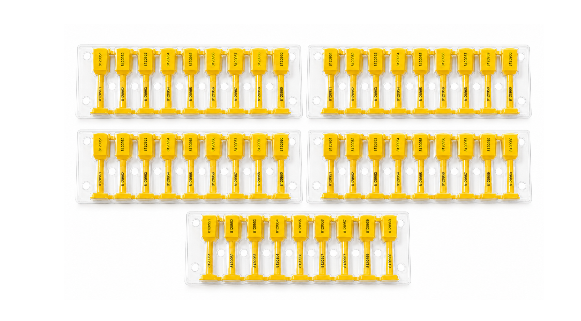 Barcoded Anti-pilfering Bolt Seals (Case of 50)
