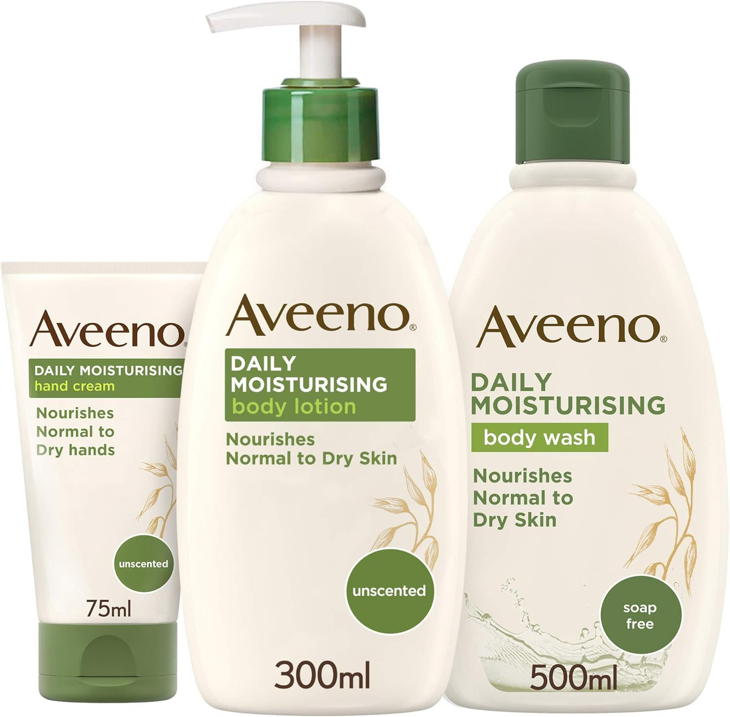 Aveeno Daily Moisture Range 3 Piece Gift Set