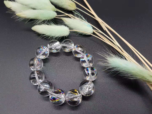 ブレスレット Numbering Clear Quartz Bracelet with Wavy Heart#5939 5BNY881 This item is unavailable - Etsy