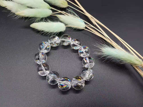 ブレスレット Numbering Clear Quartz Bracelet #7909 5BNY884 Crystal Code ⋅Clear Quartz ⋅ Bracelet - Gems In Style