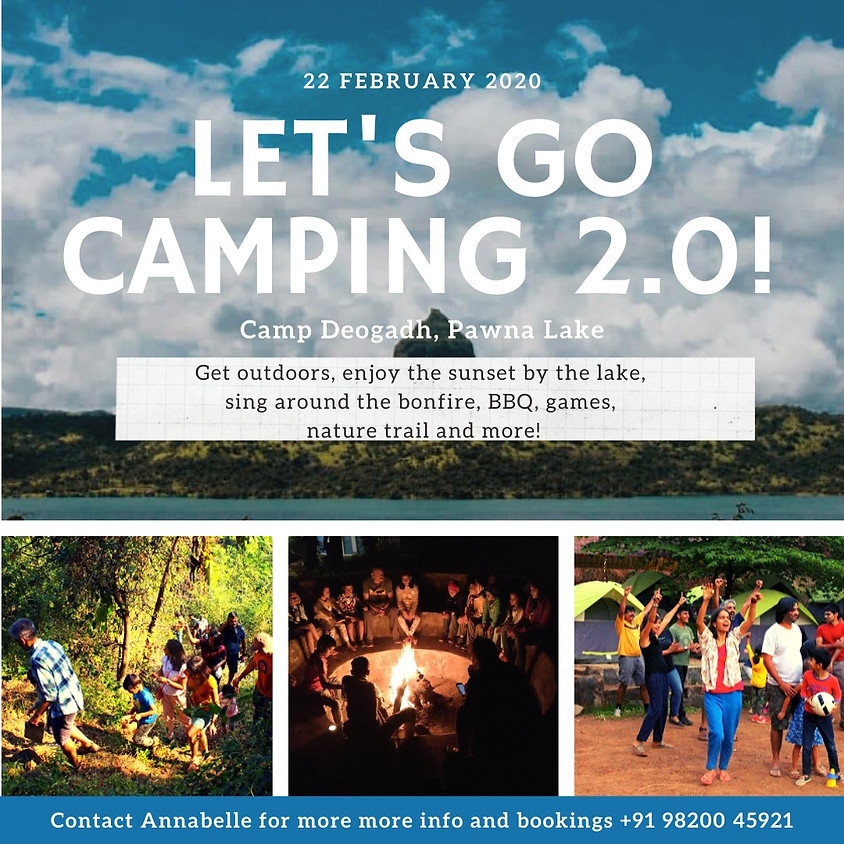 Let's Go Camping 2.0 at Camp Deogadh, Lake Pawna!