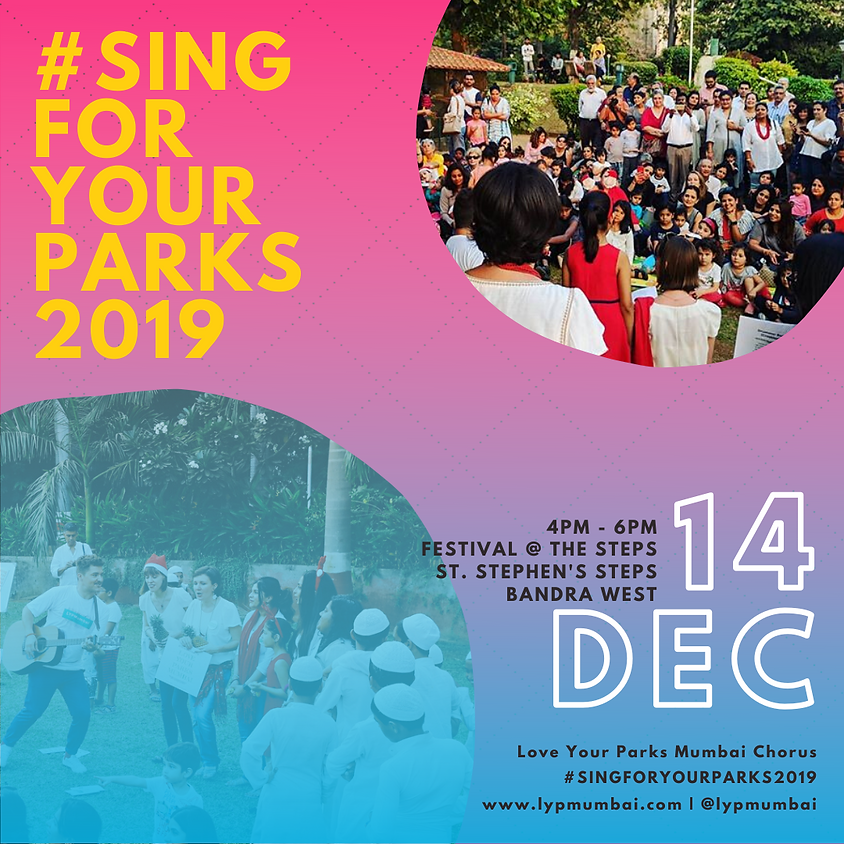 #SingForYourParks2019 at St. Stephen's Steps