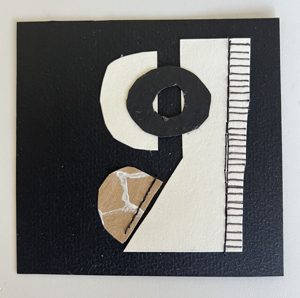 1100 TageArtchallenge, 75/100, Collage abstrakt