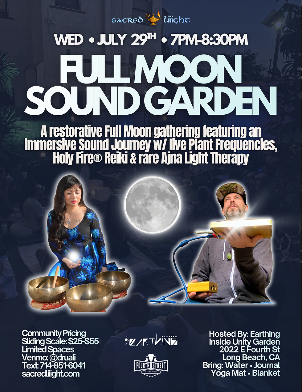 Full Moon Sound Garden @ Earthing