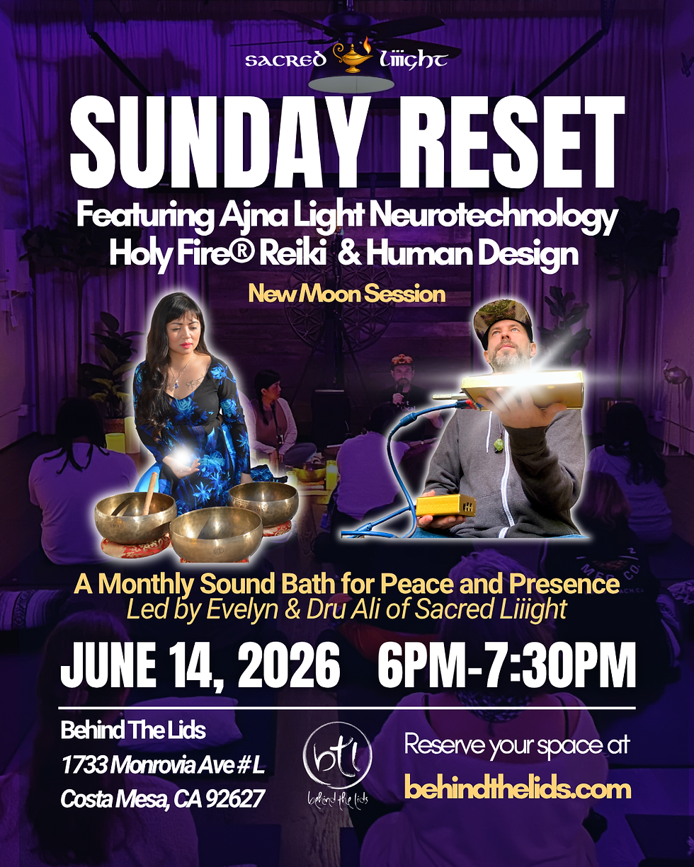 New Moon Sunday Reset @ Behind The Lids