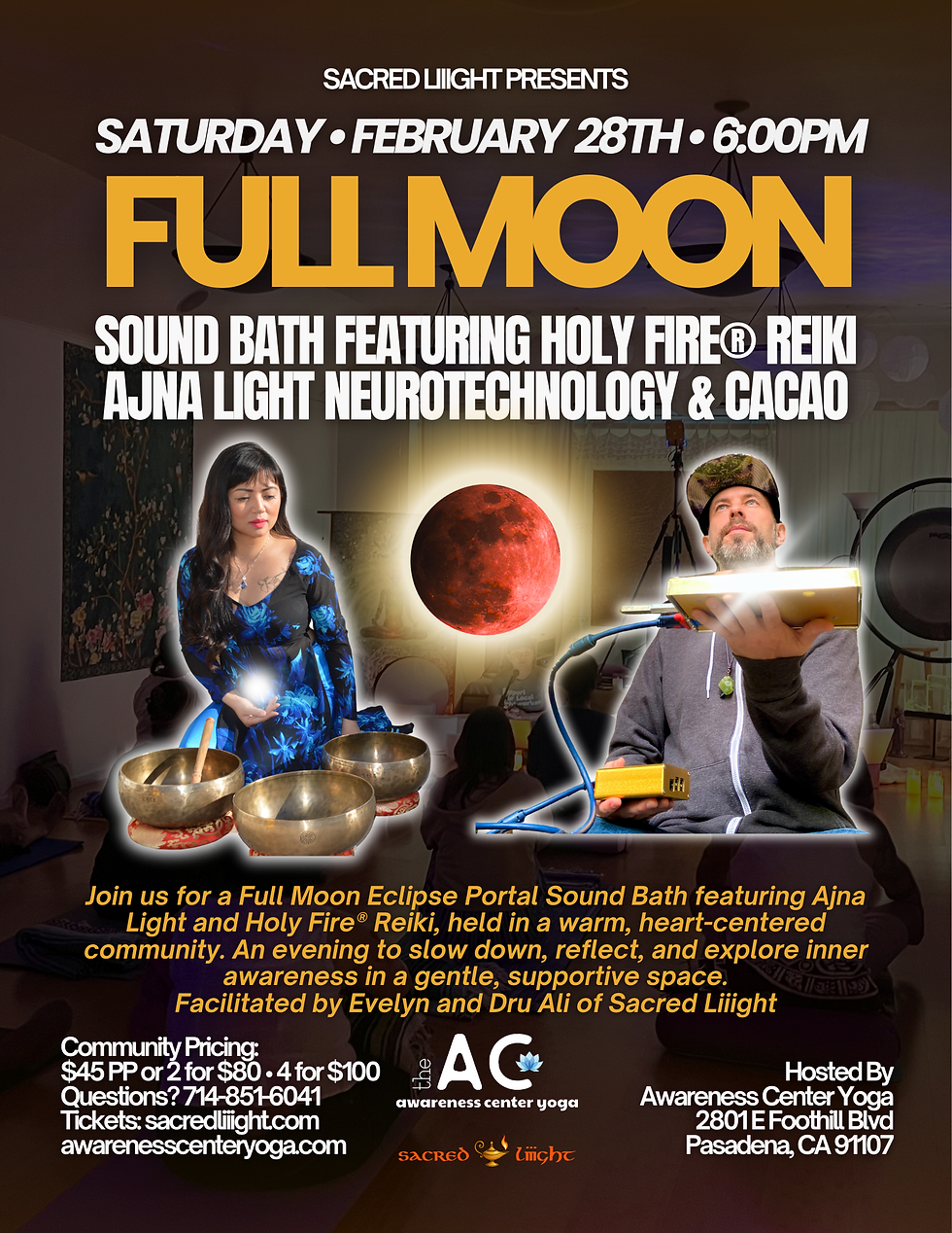 Full Moon Sound Bath @ Awareness Center