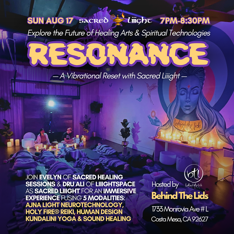 RESONANCE: Ajna Light & Sound Healing Journey