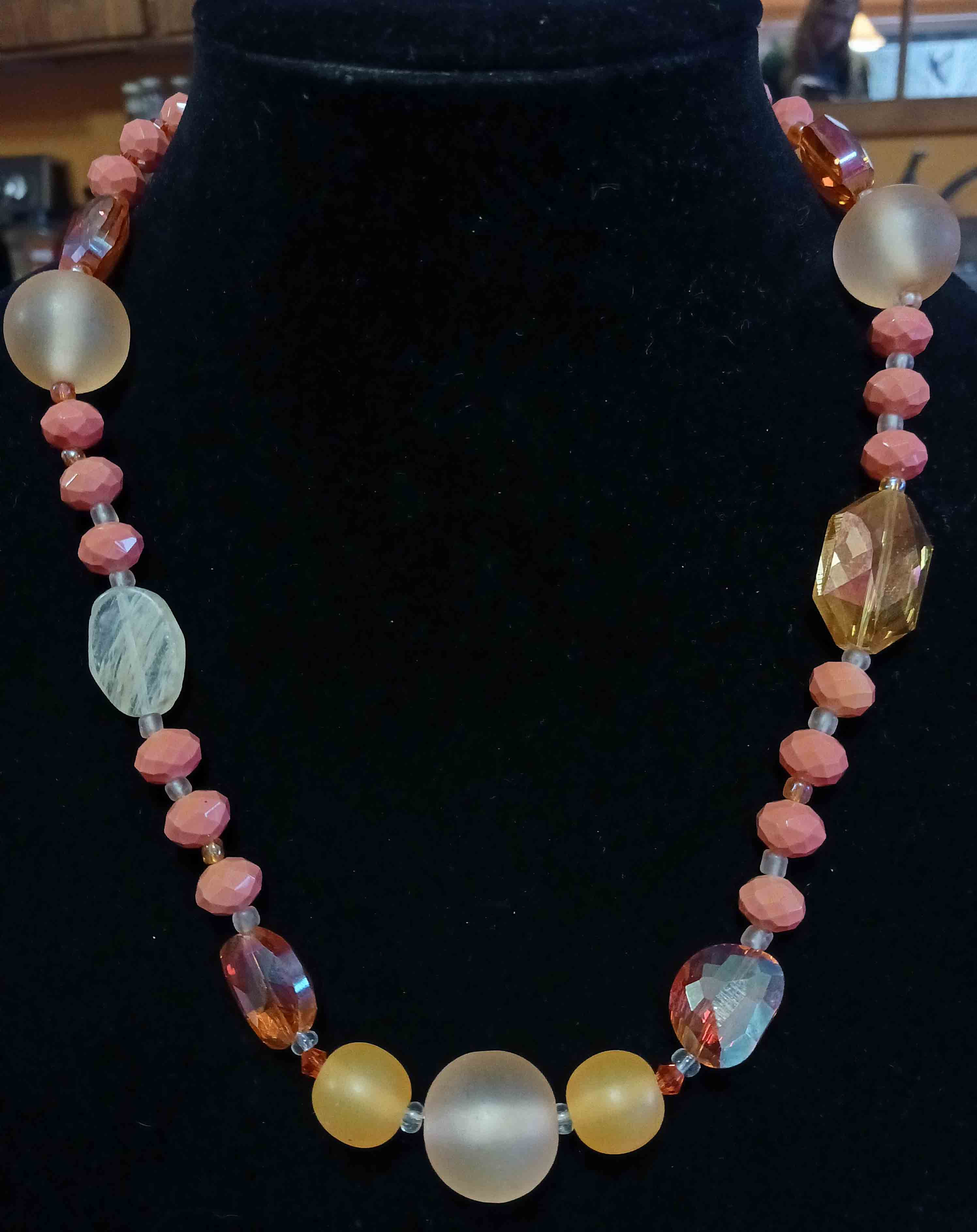 Fun Orange & Yellow Necklace