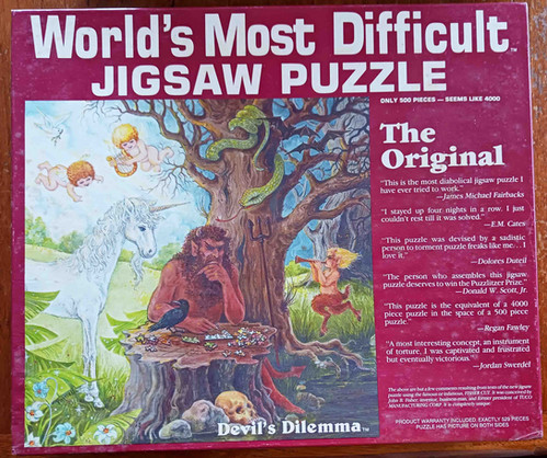 529 pc Worlds Most Difficult Puzzle - Devils Dilemma | Woodlands