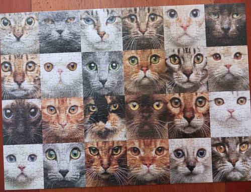 Cat Faces - 500 pc | Woodlands Wildlife S