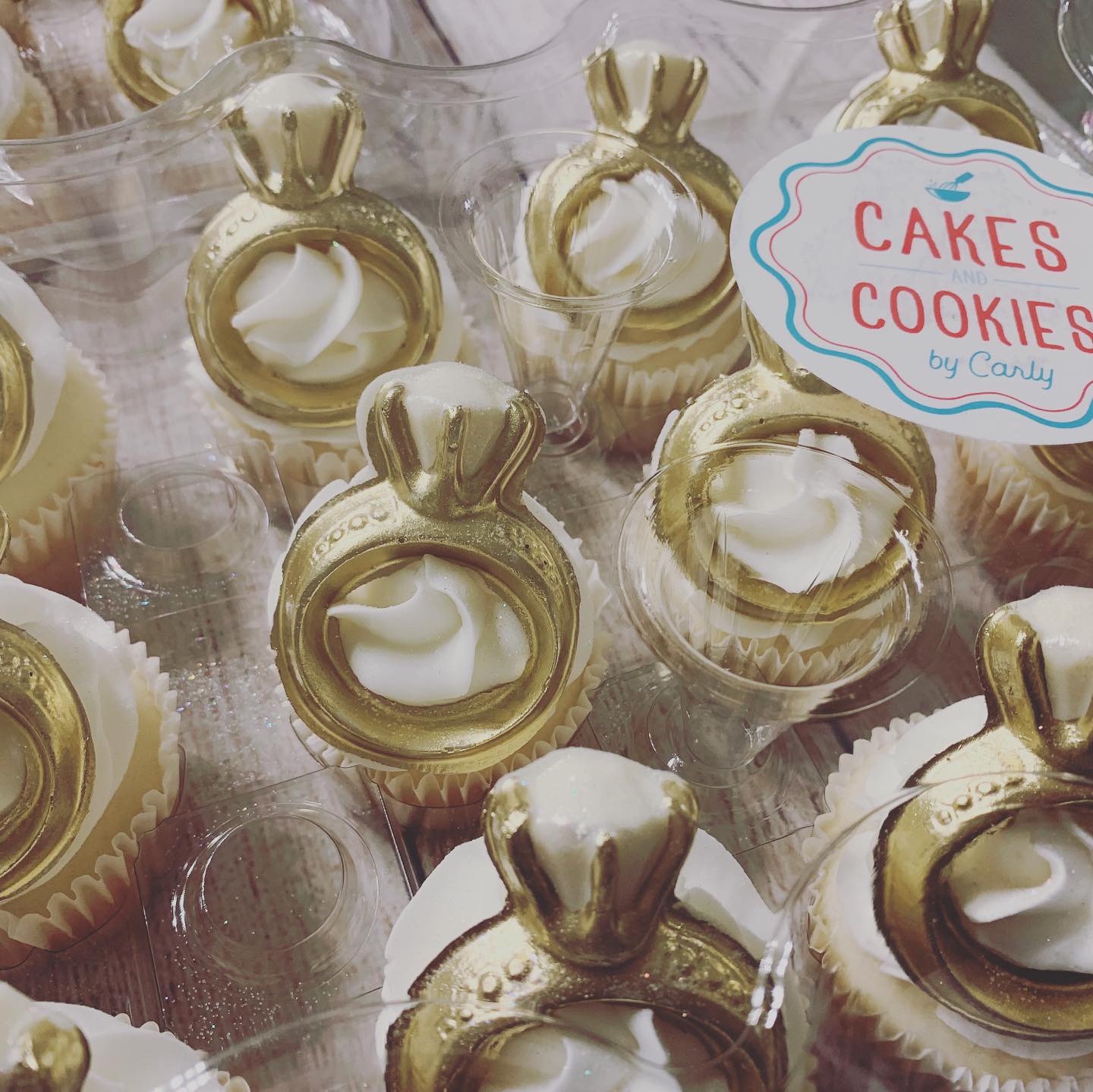 Engagement Party Cupcakes
