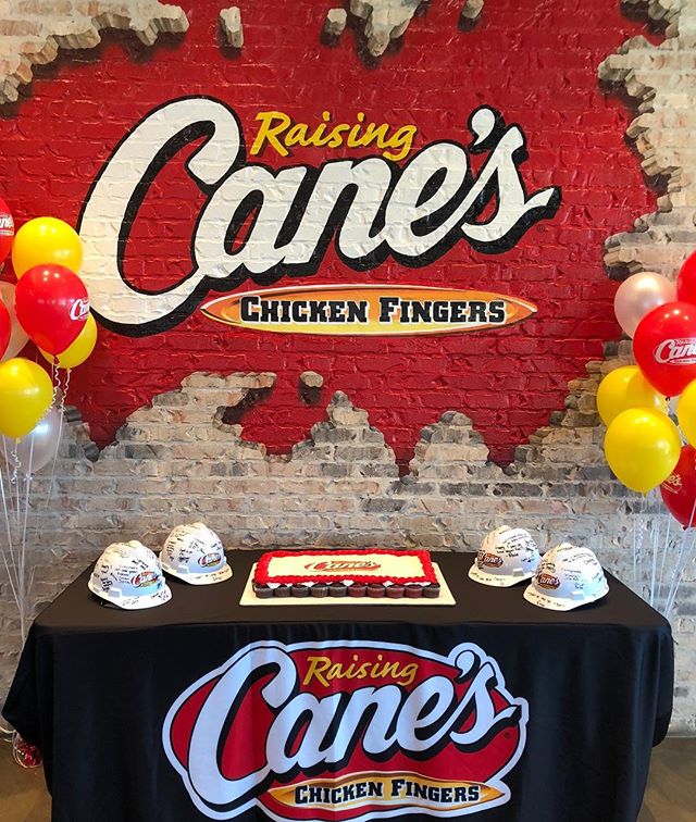 Raising Cane's Anniversary Cake