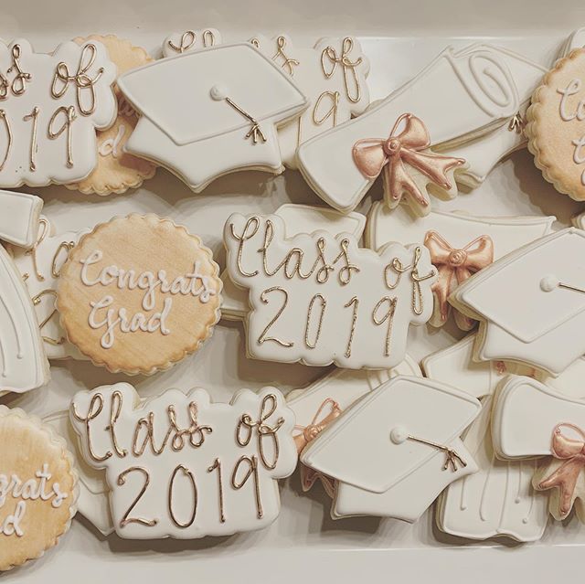 Rose Gold, Gold, Pink & White Grad Party