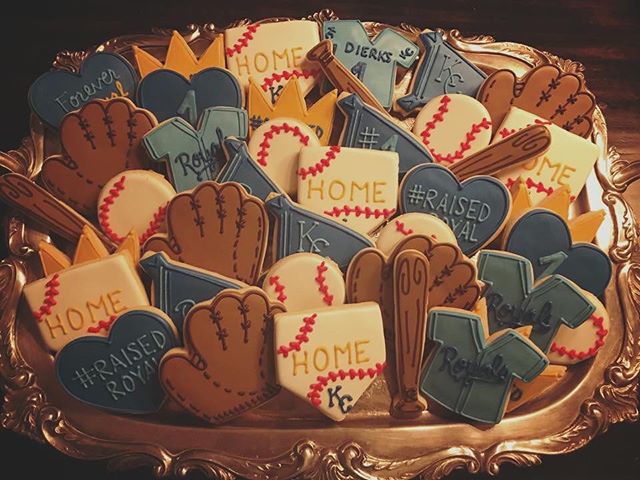 Kansas City Royals Sugar Cookies