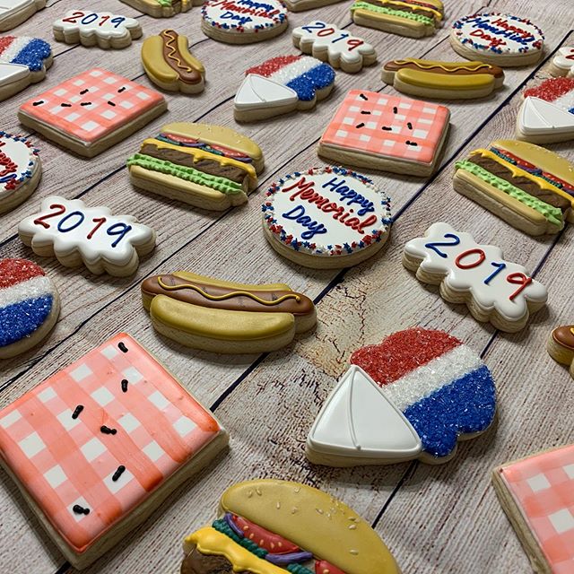 Memorial Day Picnic Cookies