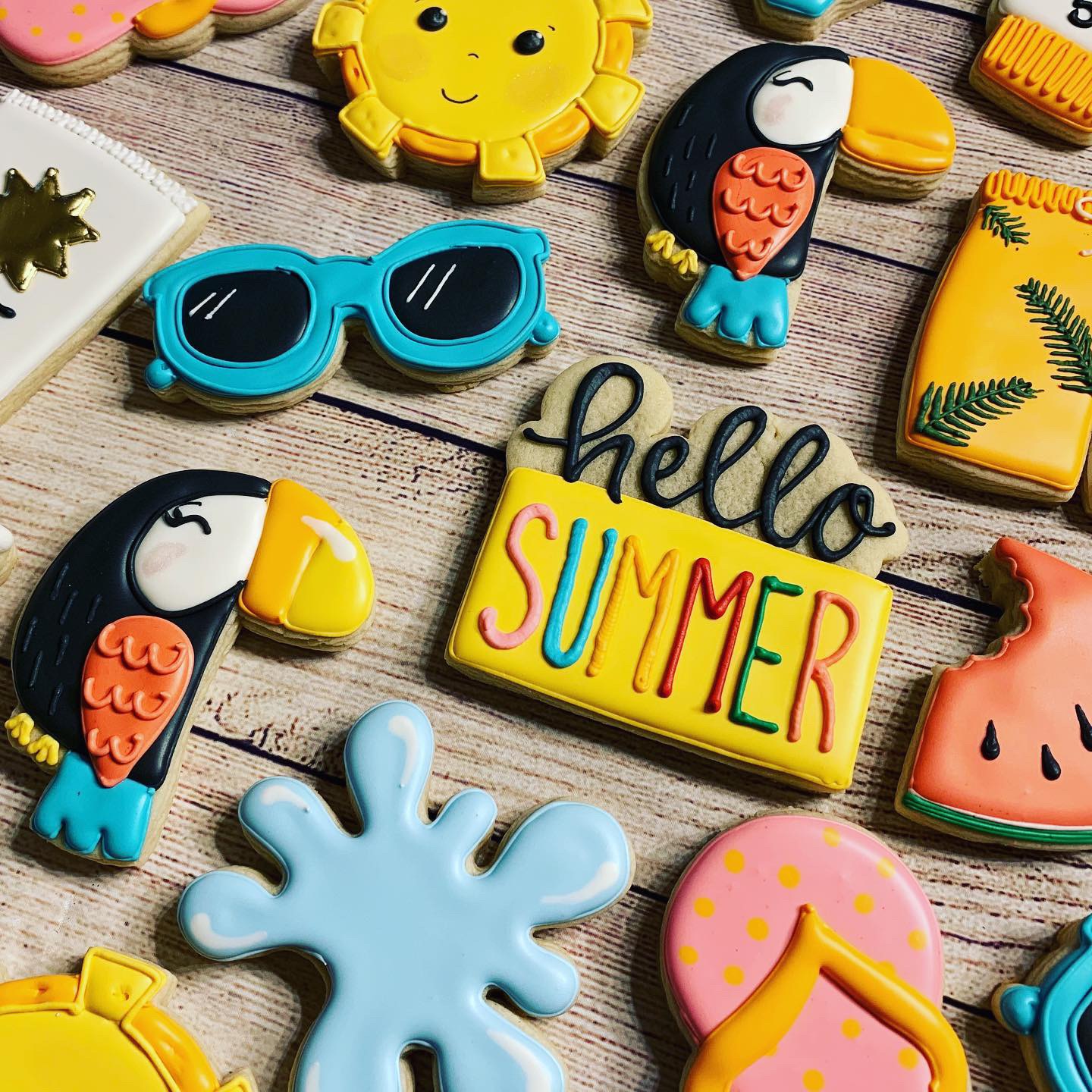 Summer Themed Cookies
