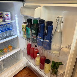 Fresh juices prepared for cocktails at Charleston vacation rental for guest celebrations