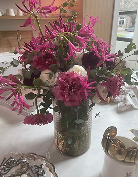 Private VIP event flower arrangement for a notable Mount Pleasant Client and Executive