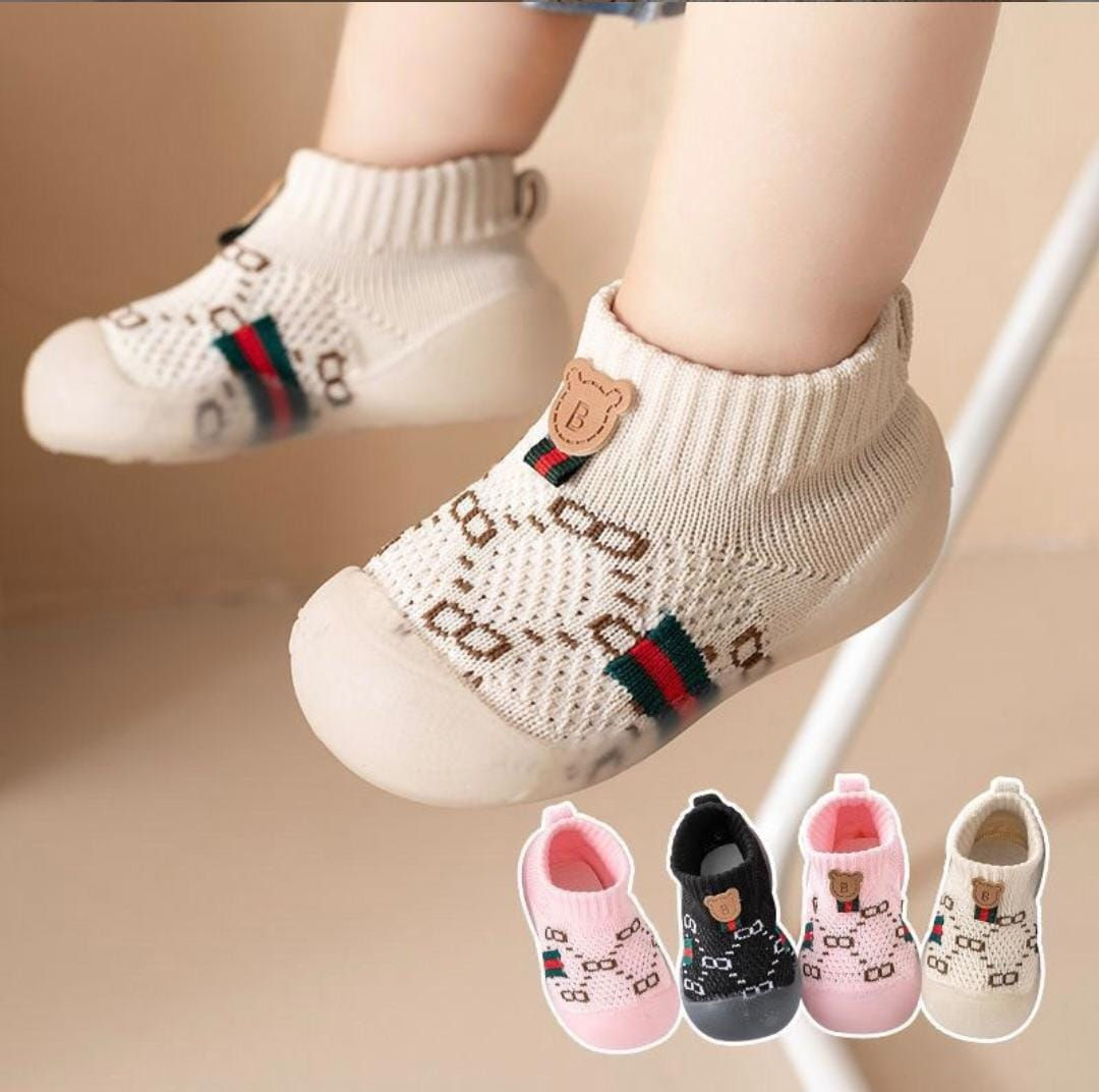 Bear Patch Sock Shoes