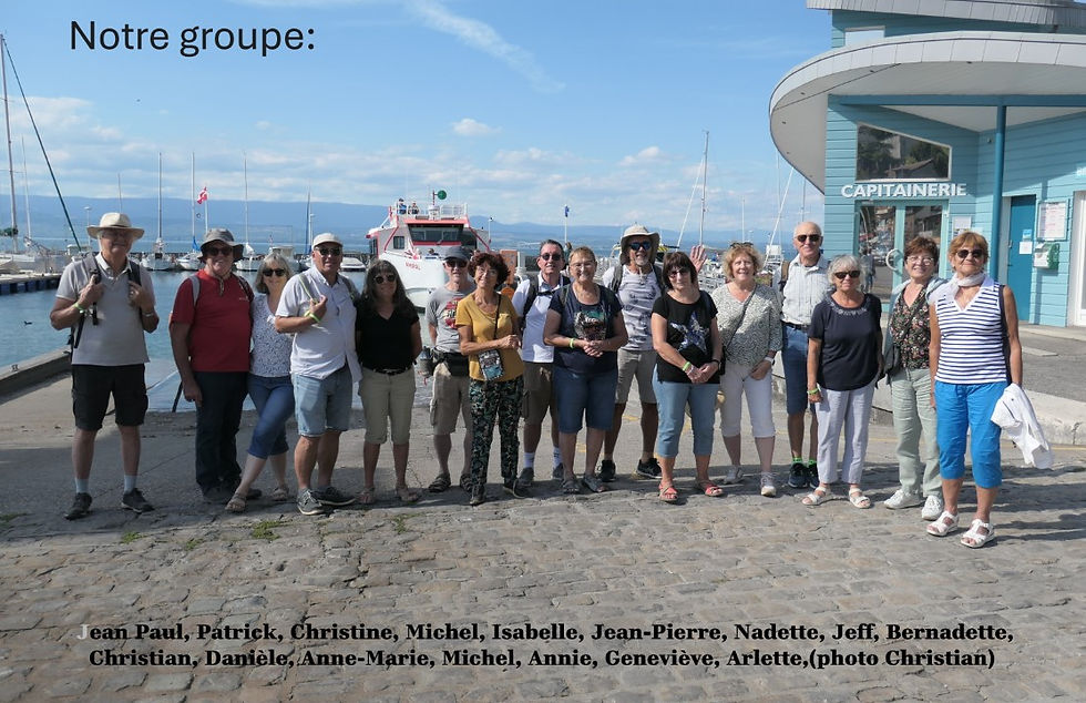 23-7 Le Groupe au Léman