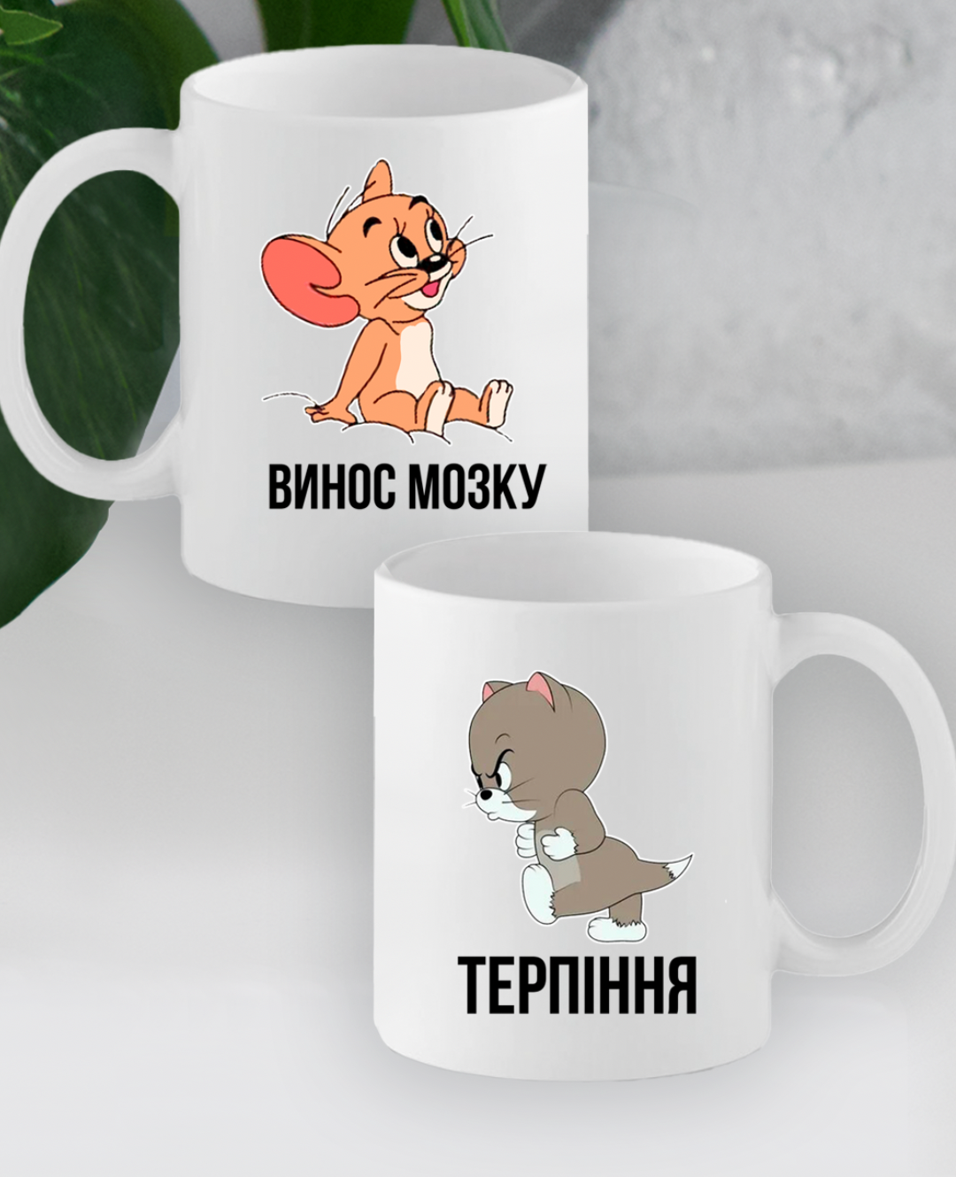 Парні кружки "Терпіння, винос мозку"