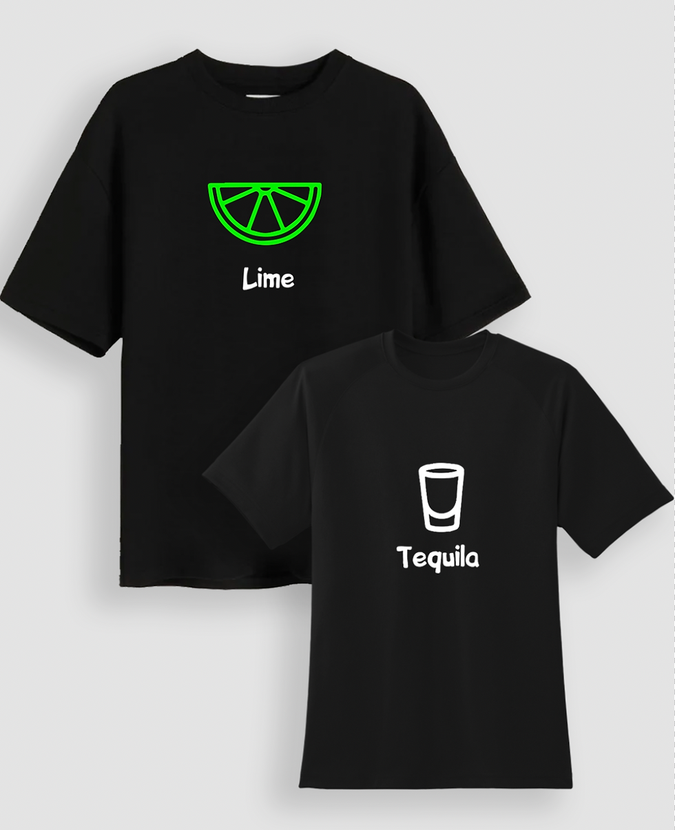 Парні Футболки "Lime and tequila"