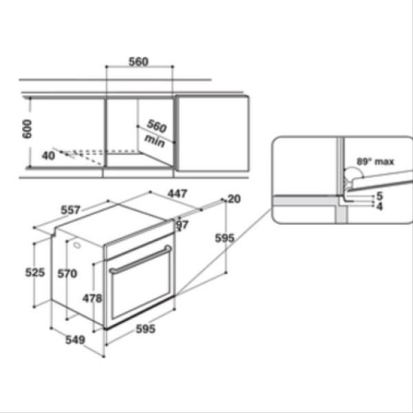 Miniature : F INDESIT Four catalyse IFW5844CIX