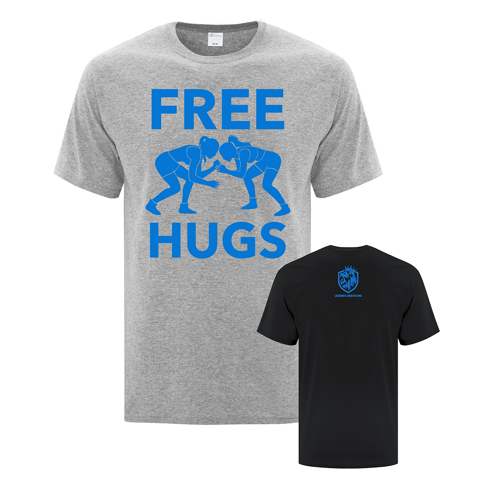 Thumbnail: Legends Wrestling ATC Everyday Cotton Tee - Free Hugs